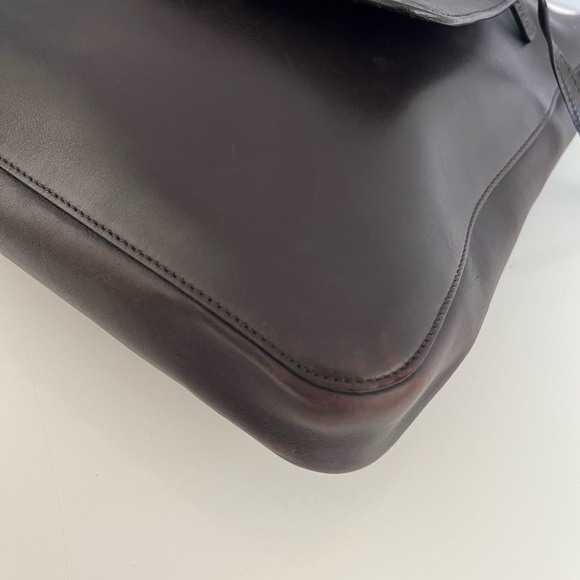 Auth VTG GUCCI Horse-bit Handle Leather Bag - Picture 12 of 13